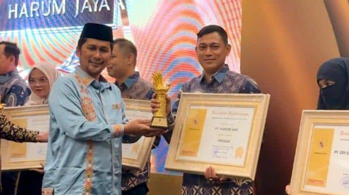 PT Harum Jaya BUJK Swasta Satu-satunya di Aceh Raih Penghargaan Siddhakarya TA 2024